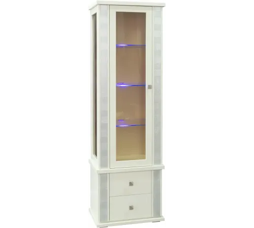 Шкаф с витриной «Тунис» П6.343.0.19-01 (П343.19Ш)