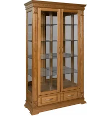 Шкаф-витрина 2д «Верди» П1.487.0.21 (П487.21з)