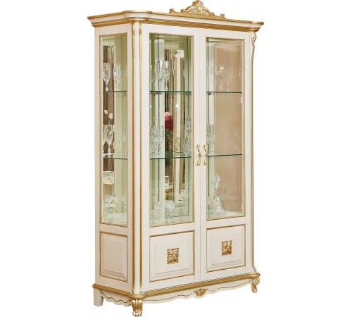 Шкаф с витриной «Алези Люкс» П1.349.0.19 (П350.19л)