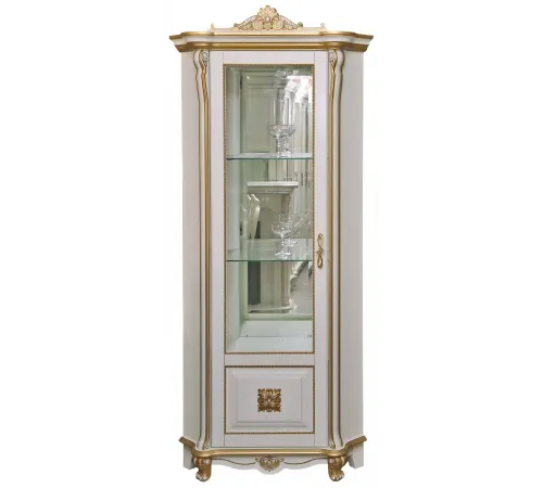 Шкаф с витриной «Алези Люкс» П1.349.0.13-01 (П350.13-01л)