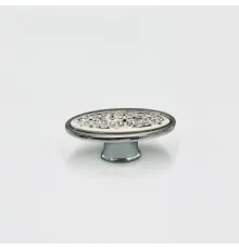 Ручка-кнопка хром BY21224-KNOB СP+SILVER(500/50)