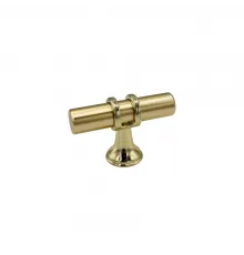 Ручка-кнопка BY28156-knob GP+OX GOLD Золото+Мат.Золото (500/50)