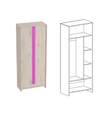 Шкаф 2-дверный Скаут