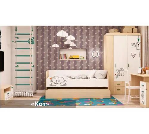 Модульная детская Кот Комплект 1