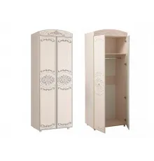 Шкаф 2-х дверный комбинированный Каролина