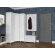 Прихожая Афина-7 белое дерево