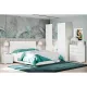 Спальня Summit Комплект 2, Меренга + Белый текстурный