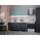 Кухонный гарнитур 150 Деми, графит