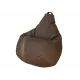 Кресло-мешок Груша коричневый, рогожка, 2XL