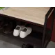 Скамья для прихожей Хигс, дуб санремо/черный