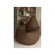 Кресло-мешок Груша коричневый, экокожа, XL