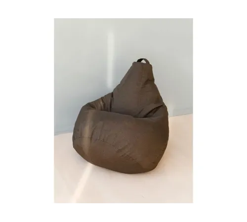 Кресло-мешок Груша коричневый, рогожка, 2XL