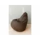 Кресло-мешок Груша коричневый, рогожка, 2XL