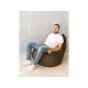 Кресло-мешок Груша коричневый, рогожка, 3XL