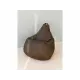 Кресло-мешок Груша коричневый, рогожка, 3XL