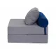 Диван PuzzleBag серый L