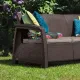 Диван  садовый Keter Corfu Love Seat Max, коричневый