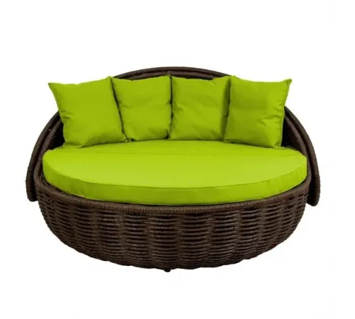 Диван-кровать Nestbed с откидным верхом д/ш/в/ 180х180х105см коричневый