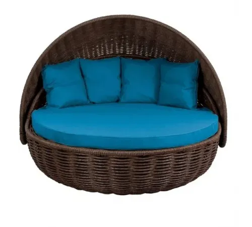 Диван-кровать Nestbed с откидным верхом д/ш/в/ 180х180х105см коричневый