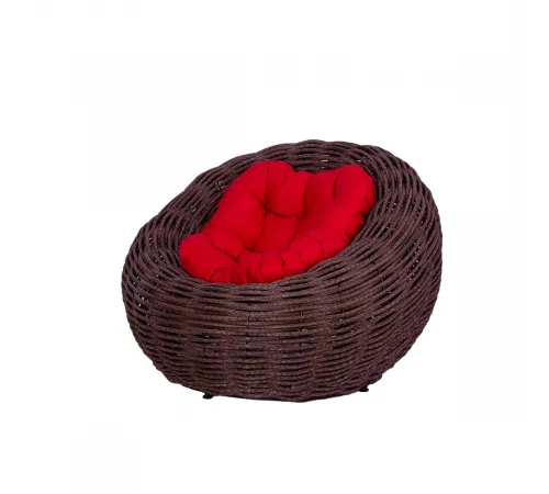 Плетеное кресло DeckWOOD Nest коричневый