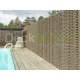 Плетеное ограждение DeckWOOD от 500 мм до 2900 мм коричневый