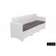 Диван садовый 3-х местный Nebraska Sofa 3, белый