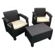 Садовая мебель  Yalta Balcony Set венге