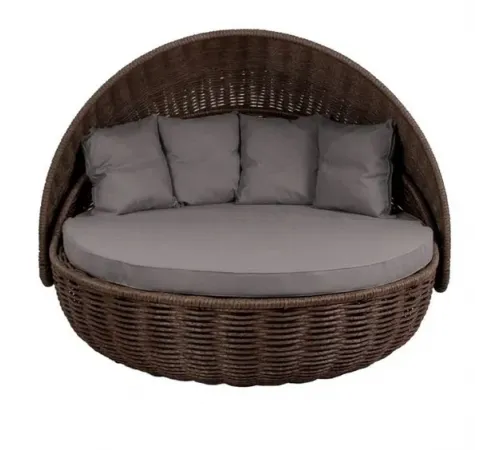 Диван-кровать Nestbed с откидным верхом д/ш/в/ 180х180х105см коричневый