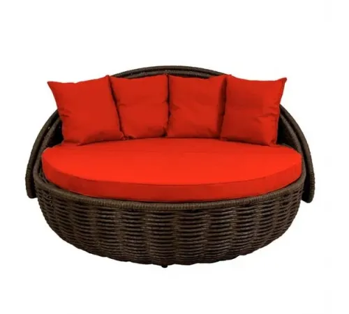 Диван-кровать Nestbed с откидным верхом д/ш/в/ 180х180х105см коричневый