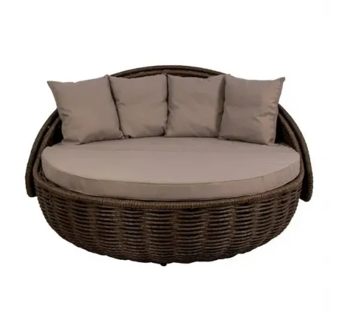 Диван-кровать Nestbed с откидным верхом д/ш/в/ 180х180х105см коричневый