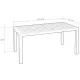 Стол обеденный прямоугольный FIJI Table