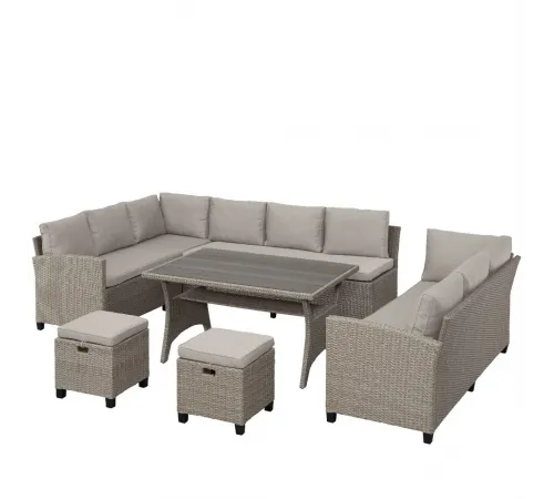 Комплект плетеной мебели AFM-370B Beige