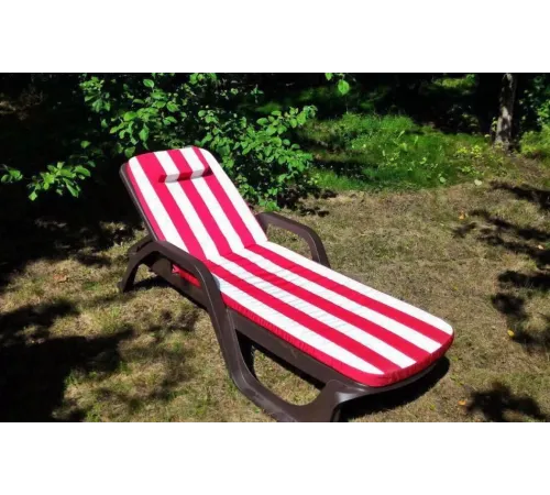 Шезлонг из искусственного ротанга B:rattan Nilo коричневый