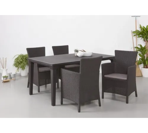 Стол  (антрацит) Futura 165*95см Keter