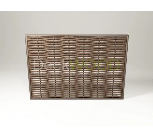 Плетеное ограждение DeckWOOD от 500 мм до 2900 мм коричневый