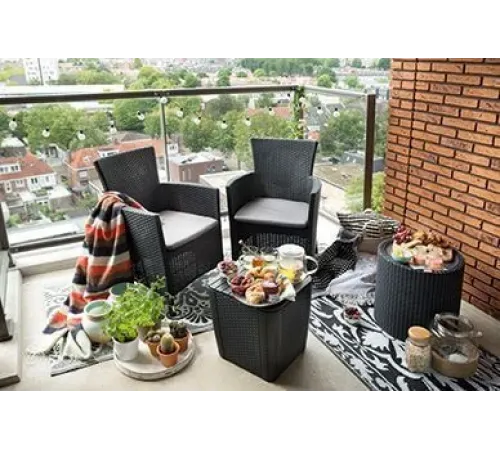 Столик-холодильник Кул-Стул (Cool stool) (виски коричневый 521)