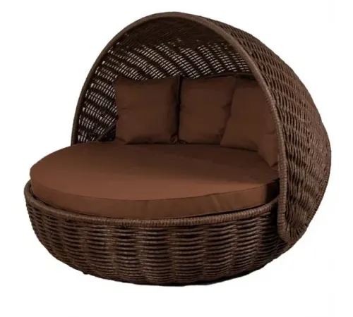 Диван-кровать Nestbed с откидным верхом д/ш/в/ 180х180х105см коричневый
