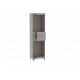 Пенал со стеклом узкий, Сиде (532*402*2006) Мокко, 32001