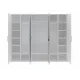 Спальная мебель “Алия” серебро 6-ти дверная