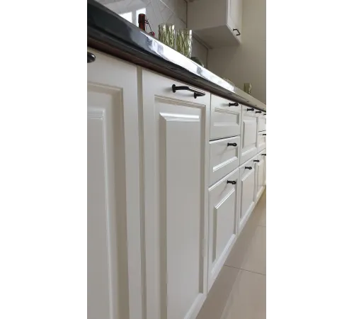 Кухня Ницца Royal 1600 Blanco МДФ прямая