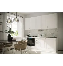 Кухня Ницца 2400 Айленд МДФ прямая