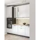 Кухня Прага 3400*2400 Белое дерево МДФ угловая