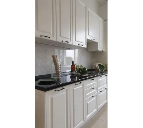 Кухня Ницца Royal 2800 Blanco МДФ прямая