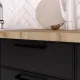 Кухня Мемфис 2000 Белый - Атласный серый