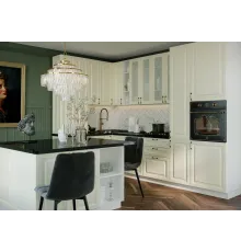 Кухня Ницца 1600*3000 Дуб кремовый МДФ угловая