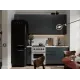 Кухня Маори 2400 Нуар Эмаль прямая