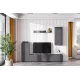 Мебель для гостиной "МГС 10" Графит серый