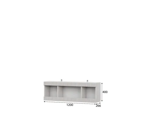 Полка навесная 1200 Гамма 20