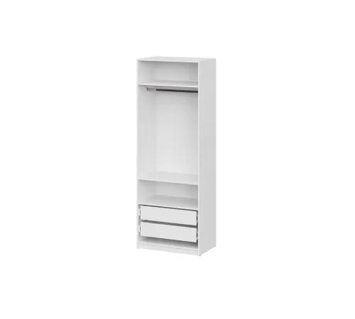 Шкаф "ШК 5" (800) Белый текстурный