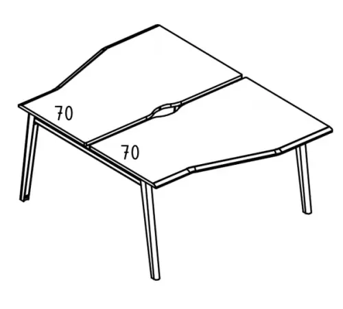 Cтанция Техно на каркасе МТ 1 скос (2х140)